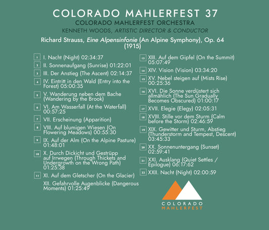 Strauss – An Alpine Symphony | MahlerFest 37 (2024)
