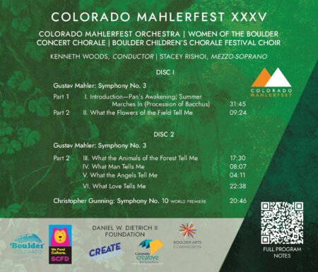 Mahler Symphony No. 3 and Gunning Symphony No. 10 (Double Disc)