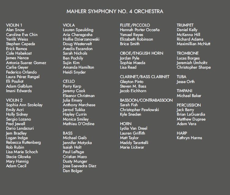 Mahler – Symphony No. 4 (MF37 2024) & Des Knaben Wunderhorn, Selections (MF36 2023) (Double Disc) - Mahlerfest