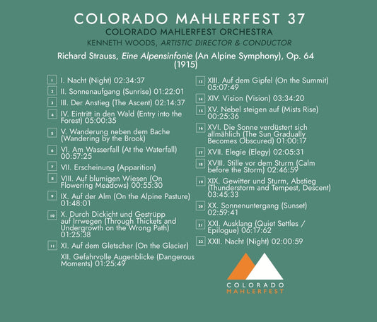 Strauss – An Alpine Symphony | MahlerFest 37 (2024) - Mahlerfest