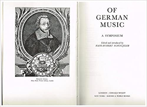 Of German Music. A Symposium