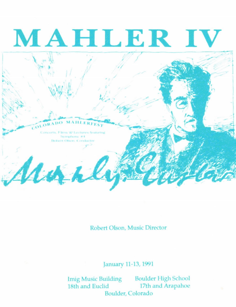 MahlerFest IV – 1991