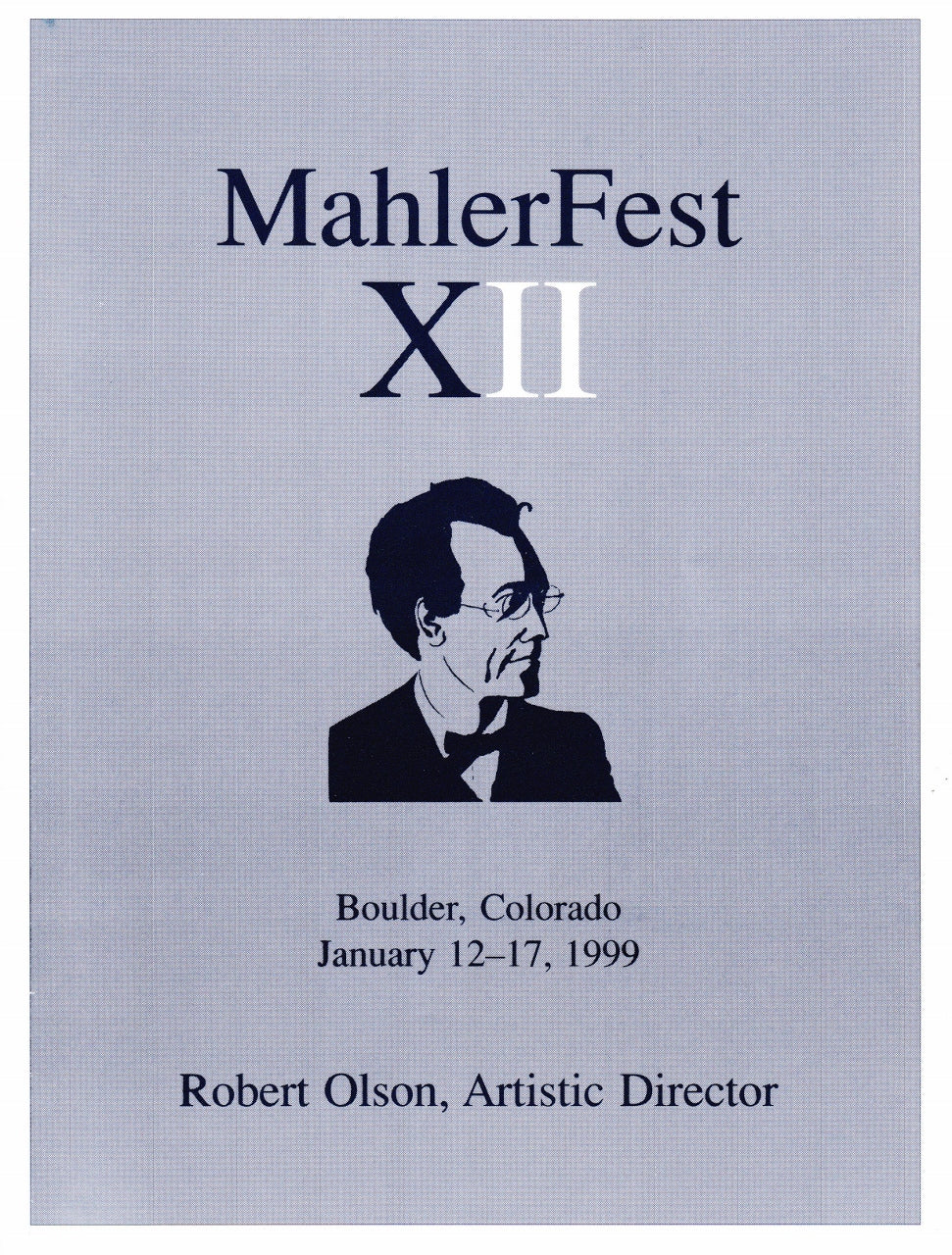 MahlerFest XII – 1999