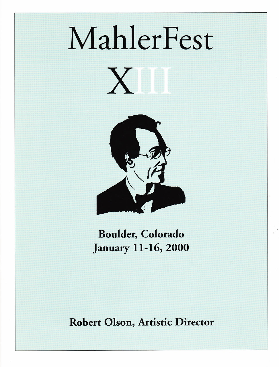 MahlerFest XIII – 2000