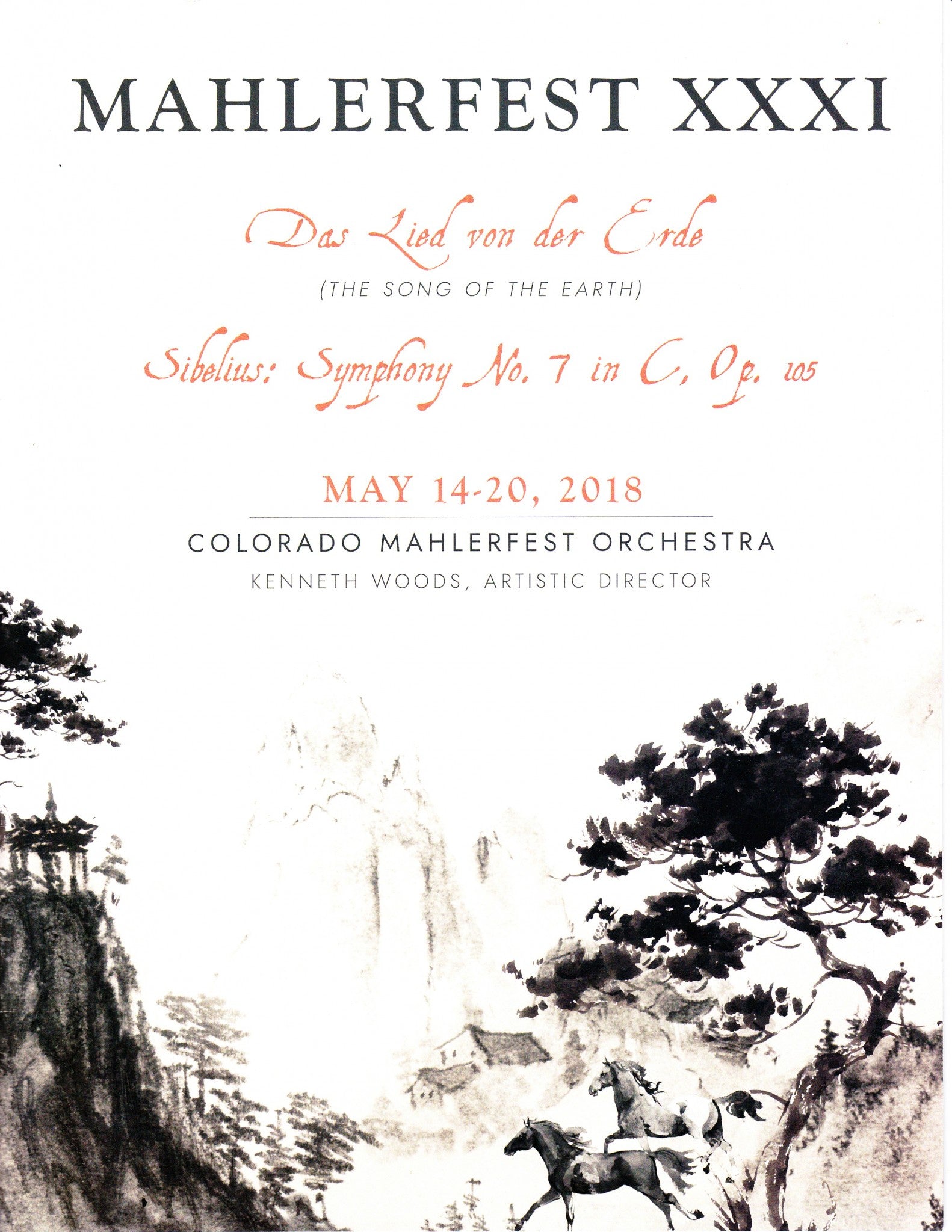 MahlerFest XXXI – 2018