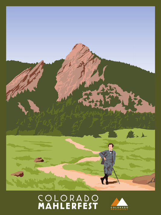 Mahler & the Mountains Poster