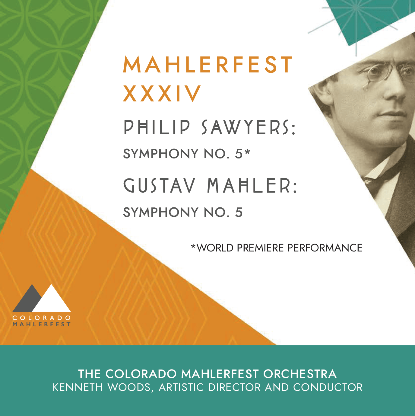 Gustav Mahler and Philip Sawyers – Fifth Symphonies, 2021 (Double Disc) - Mahlerfest