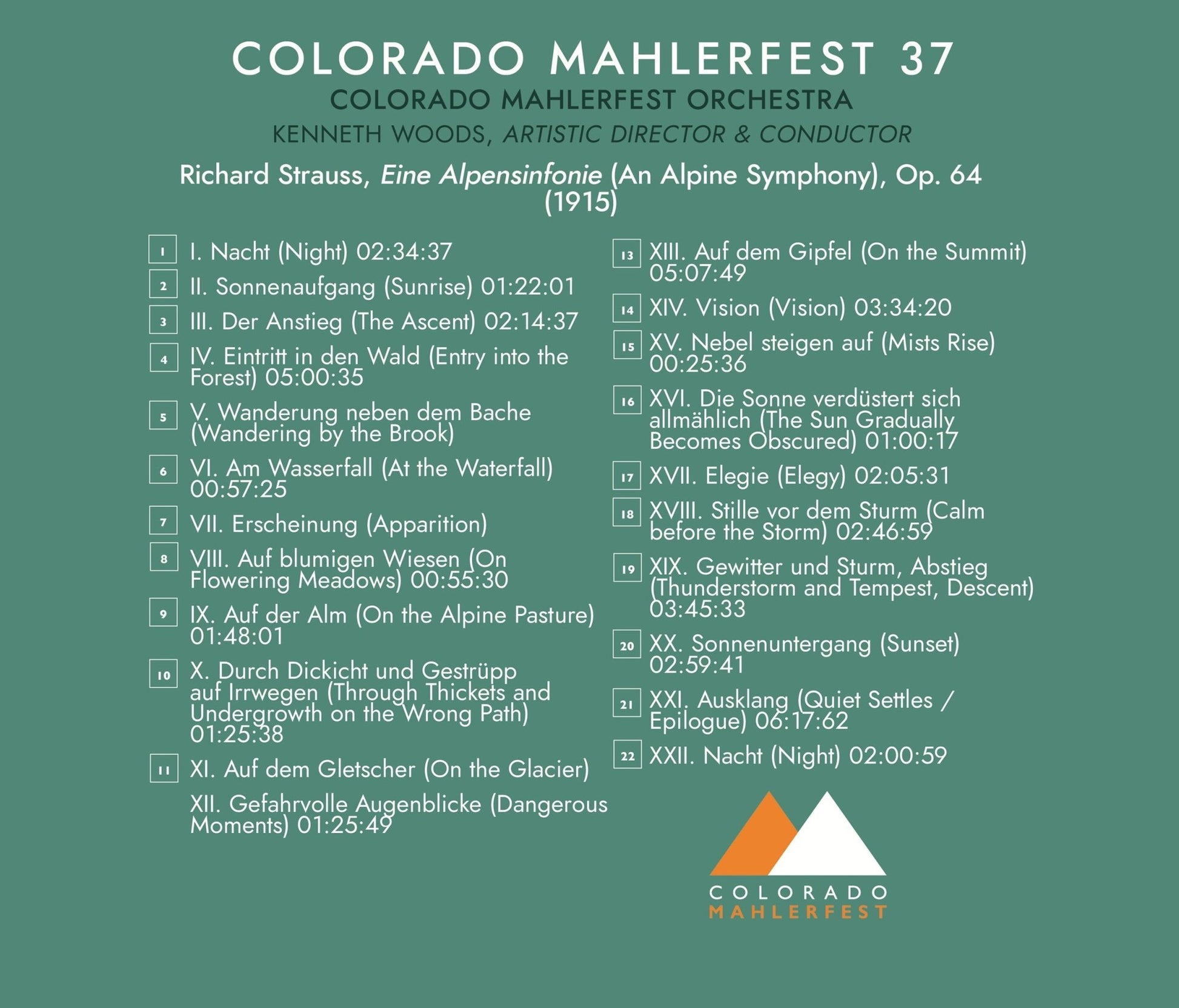Strauss – An Alpine Symphony | MahlerFest 37 (2024) - Mahlerfest